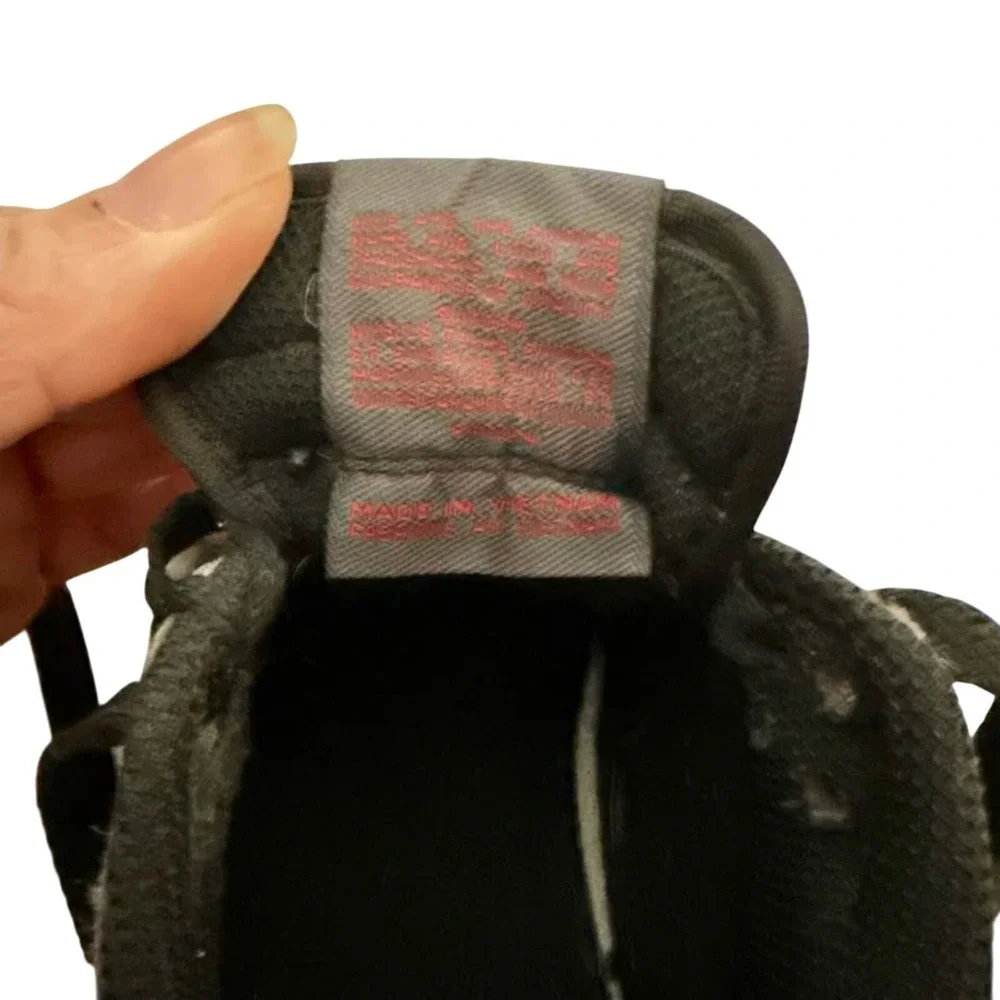 Nike Dunk Low Kids Black Red Blue Swoosh Casual Sneakers‎ Shoes Size 6
